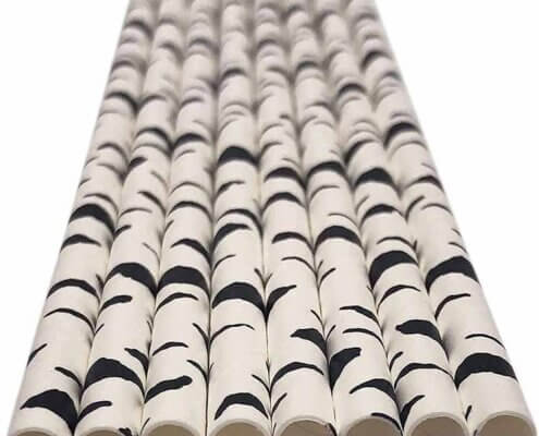 Black Birch Tree Paper Straws