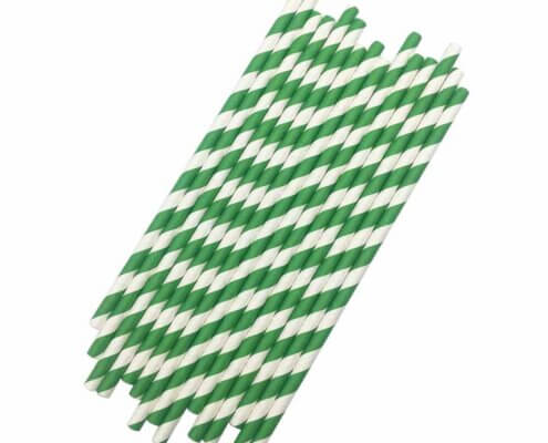 Green Drinking Straws