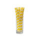 Yellow Paper Straws