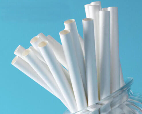 White Colossal Paper Straws