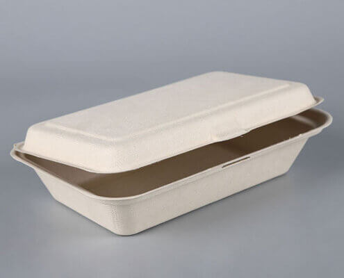 9'' x 6'' Clamshell Food Container