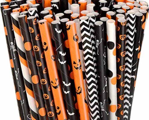 Halloween Paper Straws