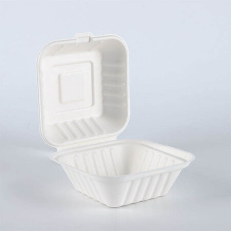 Molded Fiber Clamshell Take Out Containers