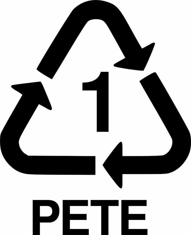 PET or PETE (Polyethylene Terephthalate)