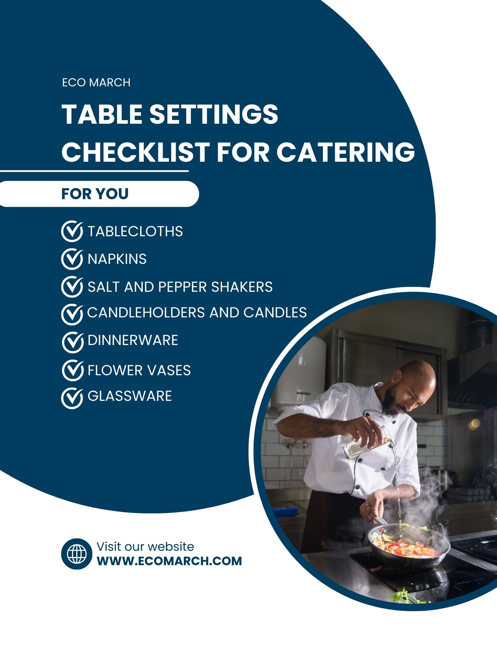 Table Settings Checklist for Catering