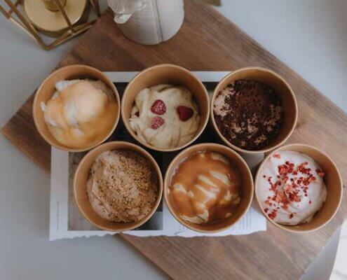 ice cream cups