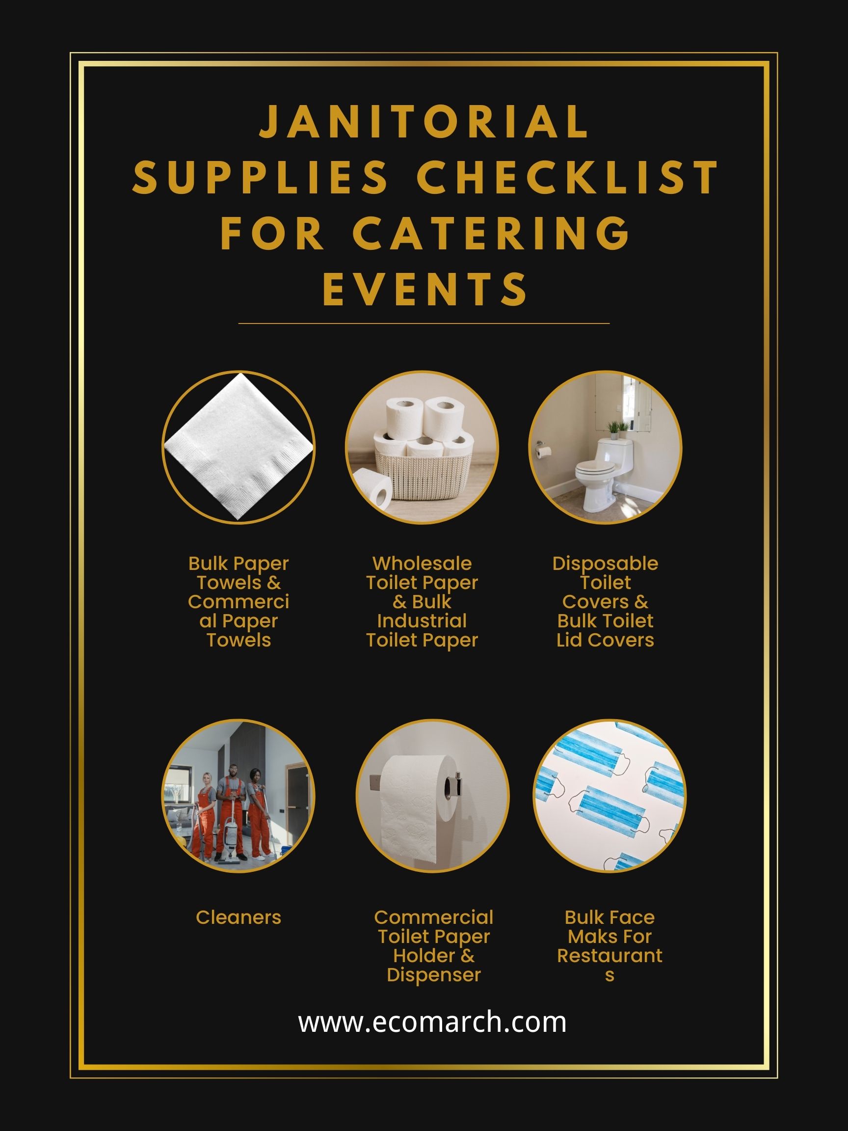 Janitorial Supplies Checklist for Catering Events